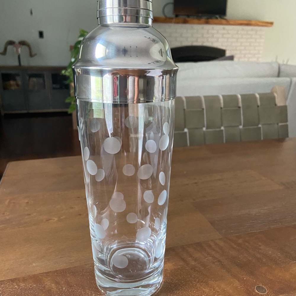 Polka Dot Cocktail Shaker